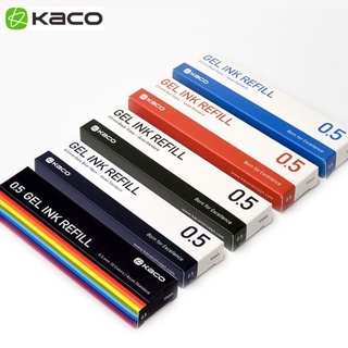 Hộp 10 ruột bút kaco ngòi 0.5mm
