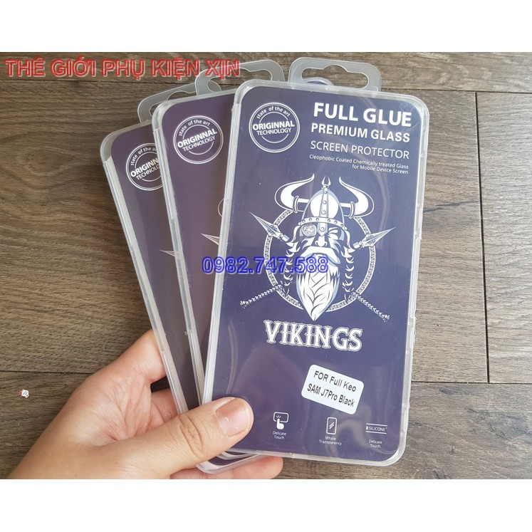 Kính cường lực Samsung J7 Pro J730 full màn hình | Galaxy J7 Prime full màn hình