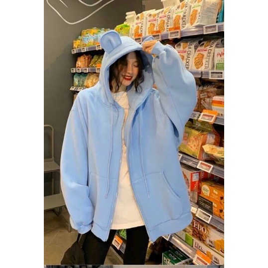 Áo khoác nỉ nam nữ dây kéo form rộng có nón cá tính,Áo khoác hoodies | BigBuy360 - bigbuy360.vn
