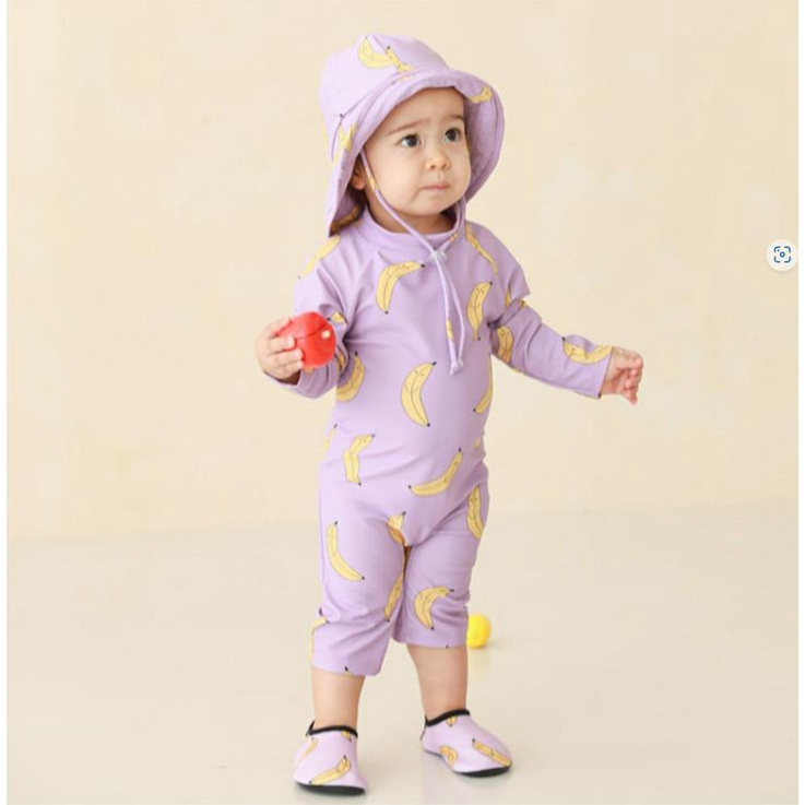 Đồ bơi bé trai | Đồ bơi bé gái SET tông xẹc tông siêu đáng yêu cho bé (Không kèm nón)