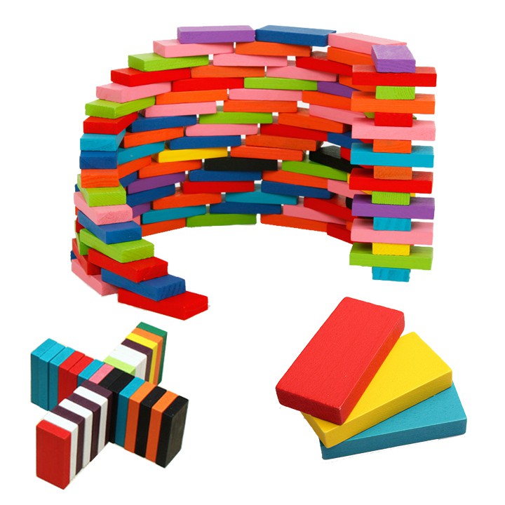 Bộ đồ chơi gỗ domino cho bé