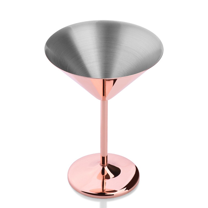 Ly Thủy Tinh Uống Rượu Không Vỡ Bằng Thép Không Gỉ martini