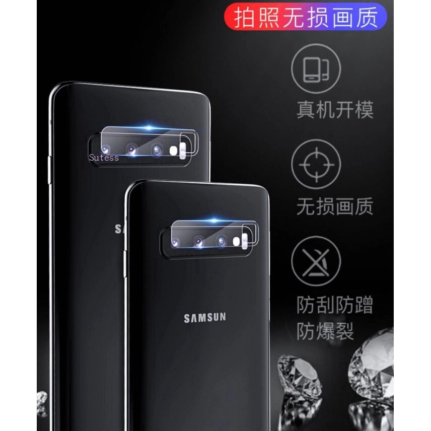 Kính cường lực bảo vệ ống kính camera cho Samsung Galaxy S10 S10e s10 Plus S6 S7 edge S8 S9 Plus