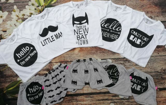 (Tặng 10 quần cotton đẹp) Combo 10 bộ đùi cho bé trai bé gái