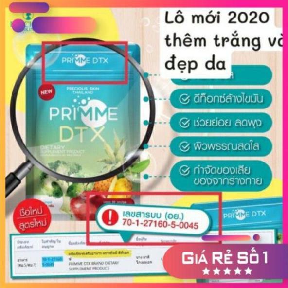 Viên detox khử mỡ prime