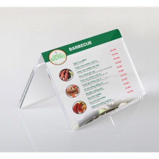 Bảng chức danh mica 2 mặt 90*60mm