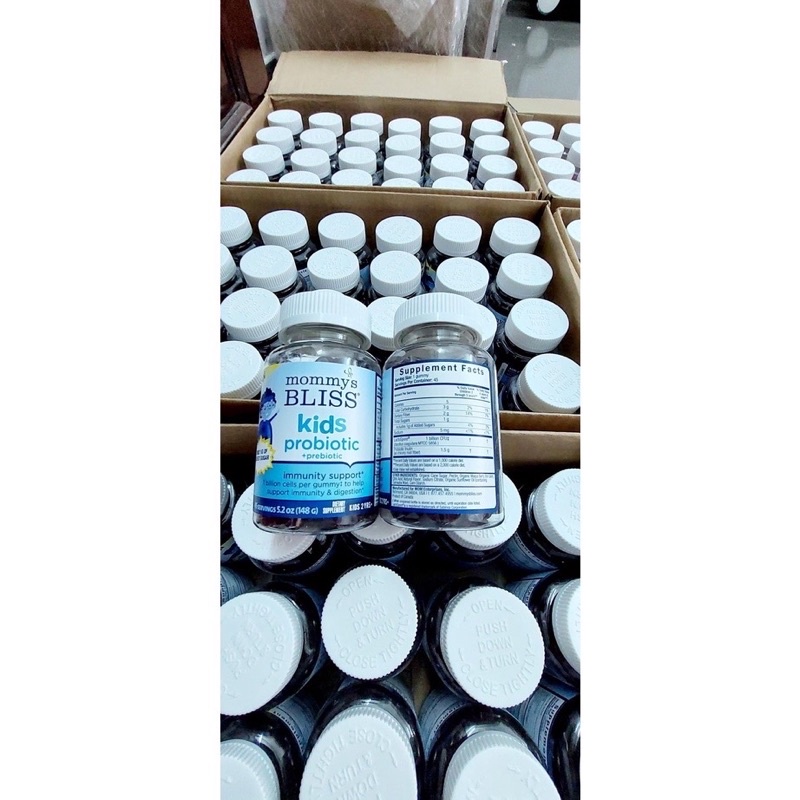 Viên nhai Kids Probiotic Mommy's Bliss bổ sung lợi khuẩn cho bé từ 2y  date T6/24