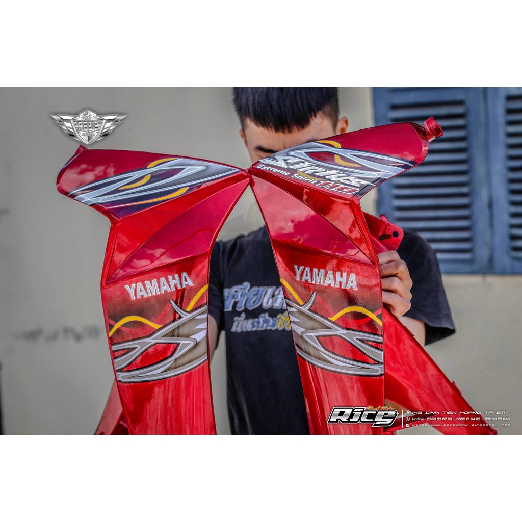 Tem Sirius Đỏ candy Sau đen S thái Dây thừng