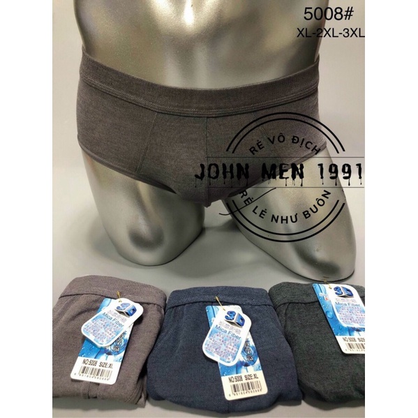 COMBO 3 QUẦN LÓT NAM TAM GIÁC COTTON KHỬ MÙI KHÁNG KHUẨN QL16