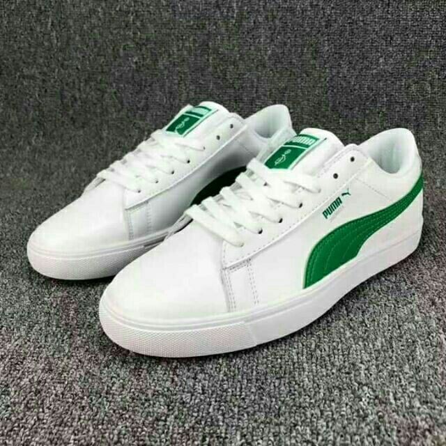 (SALE HOT) giày thể thao PUMA COURT STAR x BTS white green Trắng vạch xanh (FULLBOX)