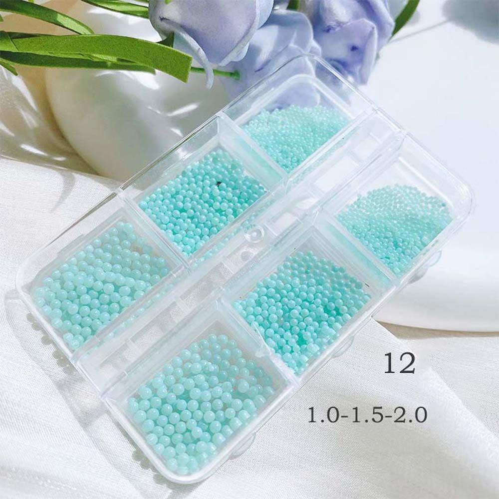 Hạt Tròn Bằng Thép Nhiều Kích Cỡ Đính Móng Nghệ Thuật