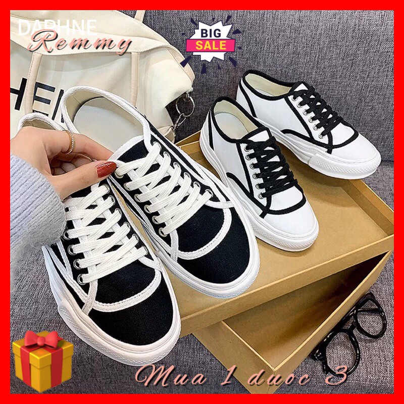 ( Tặng tẩy giày +vớ tất )Giày nữ giày thể thao vải sneaker nữ INS 2021 HOT TREND RM94