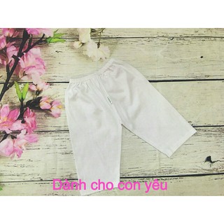 Quần dài Bossini màu trắng cho bé
