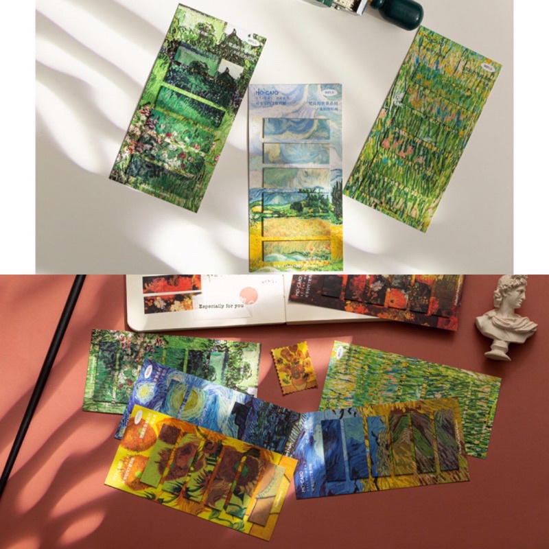Giấy note ghi chú hoạ tiết Van Gogh