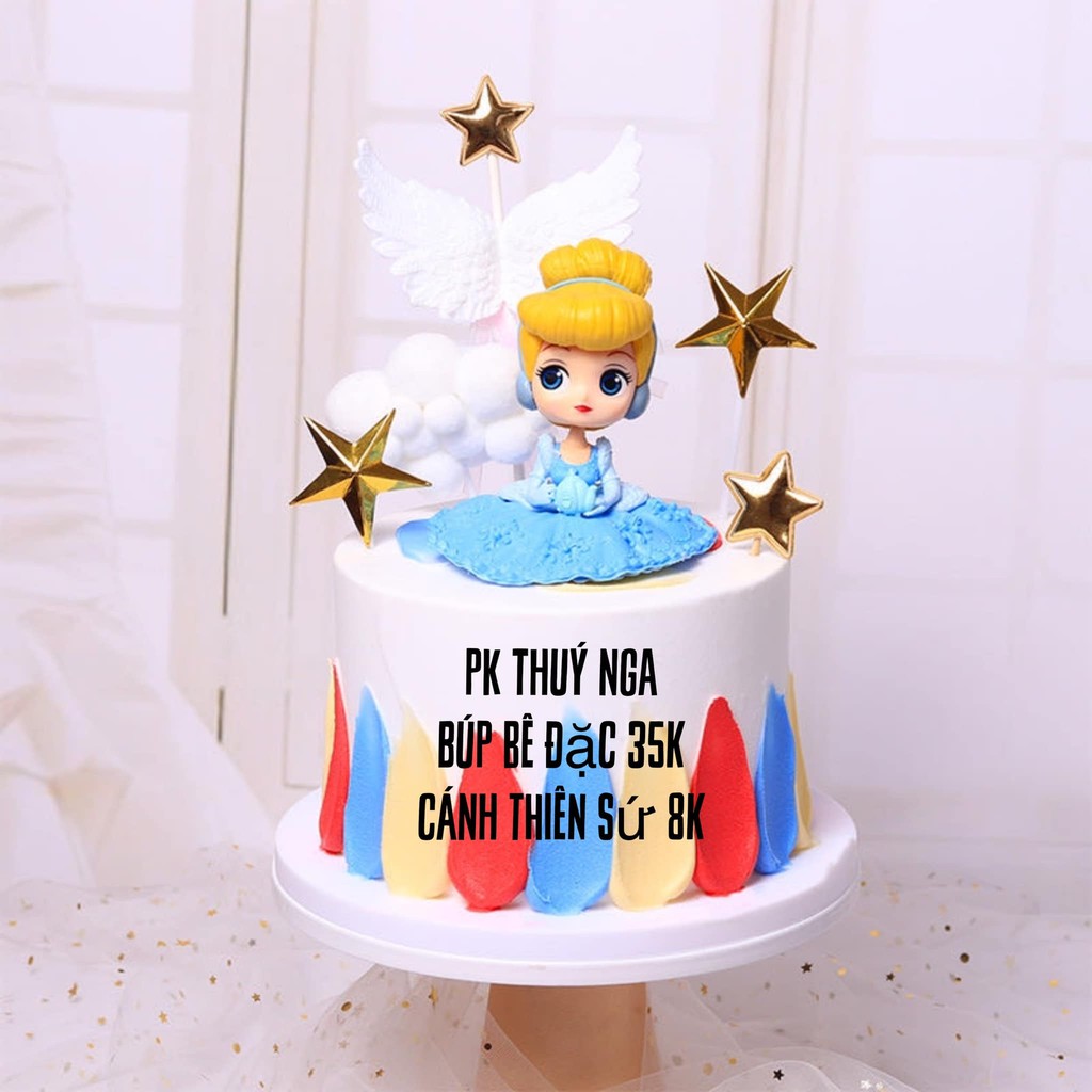 Búp bê lọ lem (ngồi)-nhựa đặc-Q2336