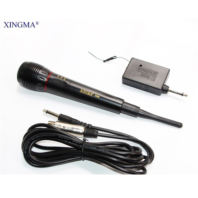 MICRO THU ÂM HÁT KARAOKE WIRELESS KHÔNG DÂY XINGMA AK308