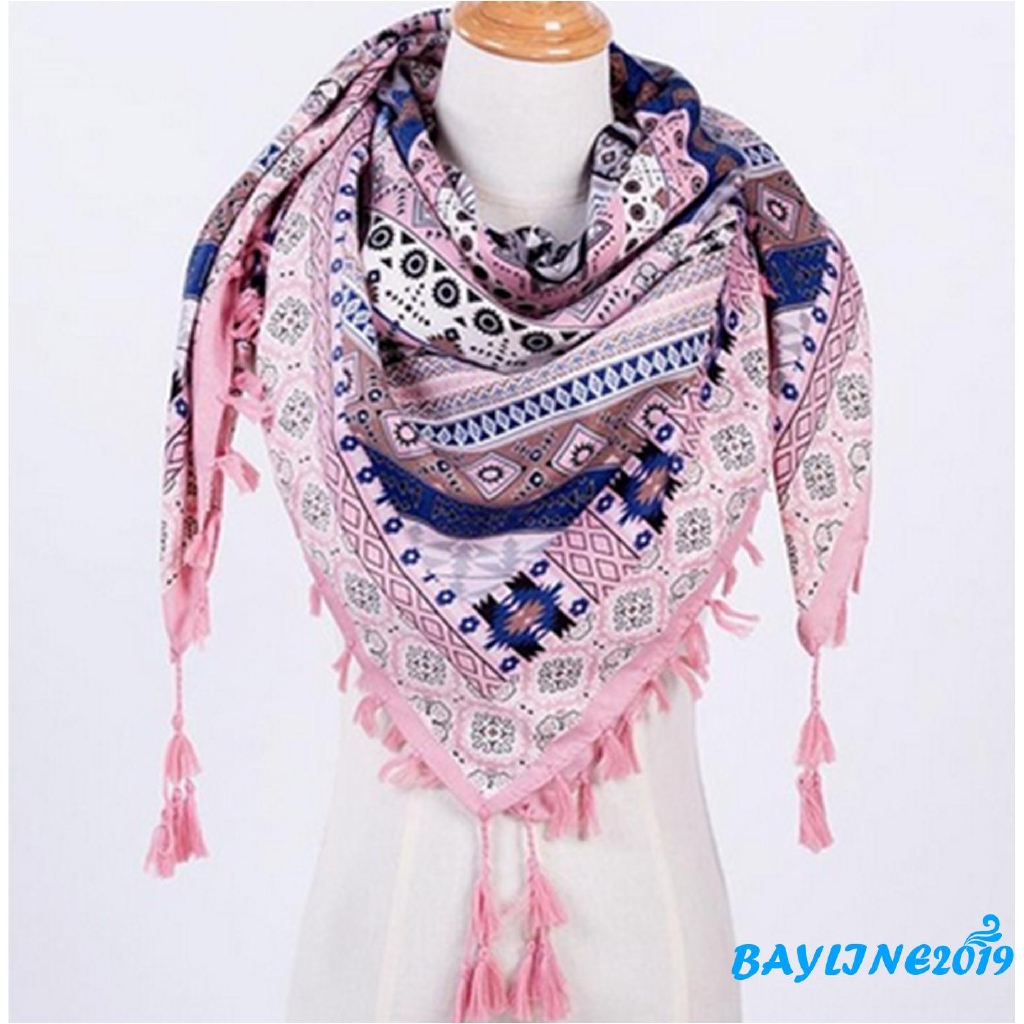 Khăn Choàng Tua Rua Thời Trang Nữ
