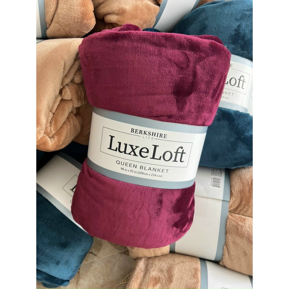 Chăn Lông Tuyết Cao Cấp Luxe Loft Êm Mềm Mịn Mượt - Chăn Văn Phòng Gọn Nhẹ