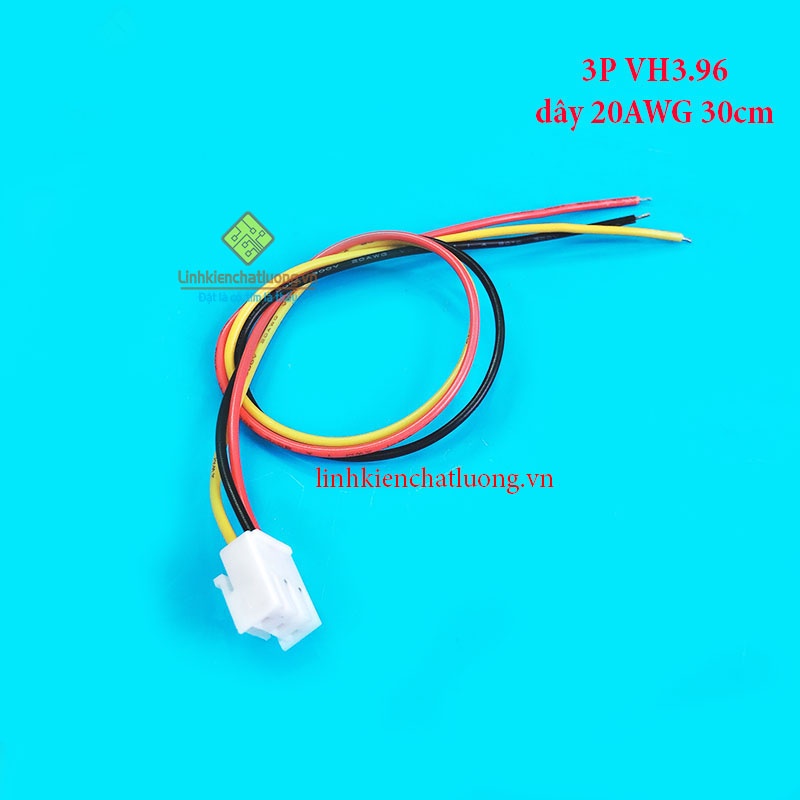 Combo 10 dây bus 3P VH3.96 dây 20AWG 1 đầu cắm dài 30cm