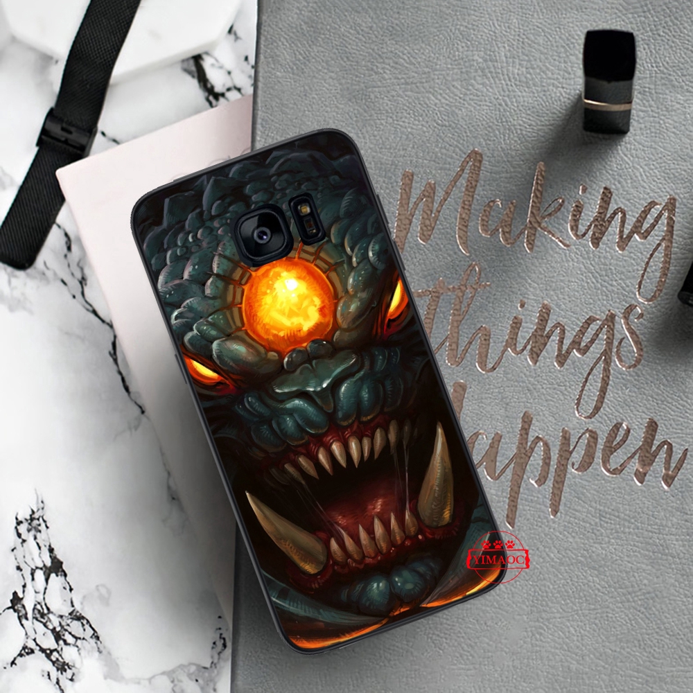 Ốp Điện Thoại Mềm Hình Shadow Fiend Dota 2 Cho Samsung S6 S7 Edge S8 S9 S10 Plus