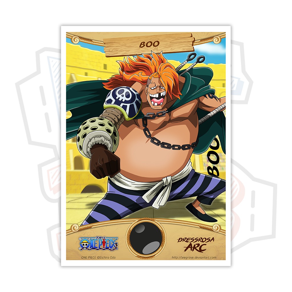 Poster Hình Boo - One Piece