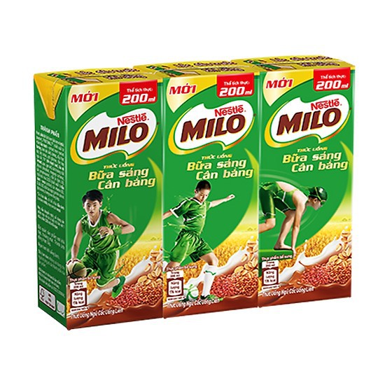 Sữa Ngũ Cốc Nestle Milo 200ml date mới