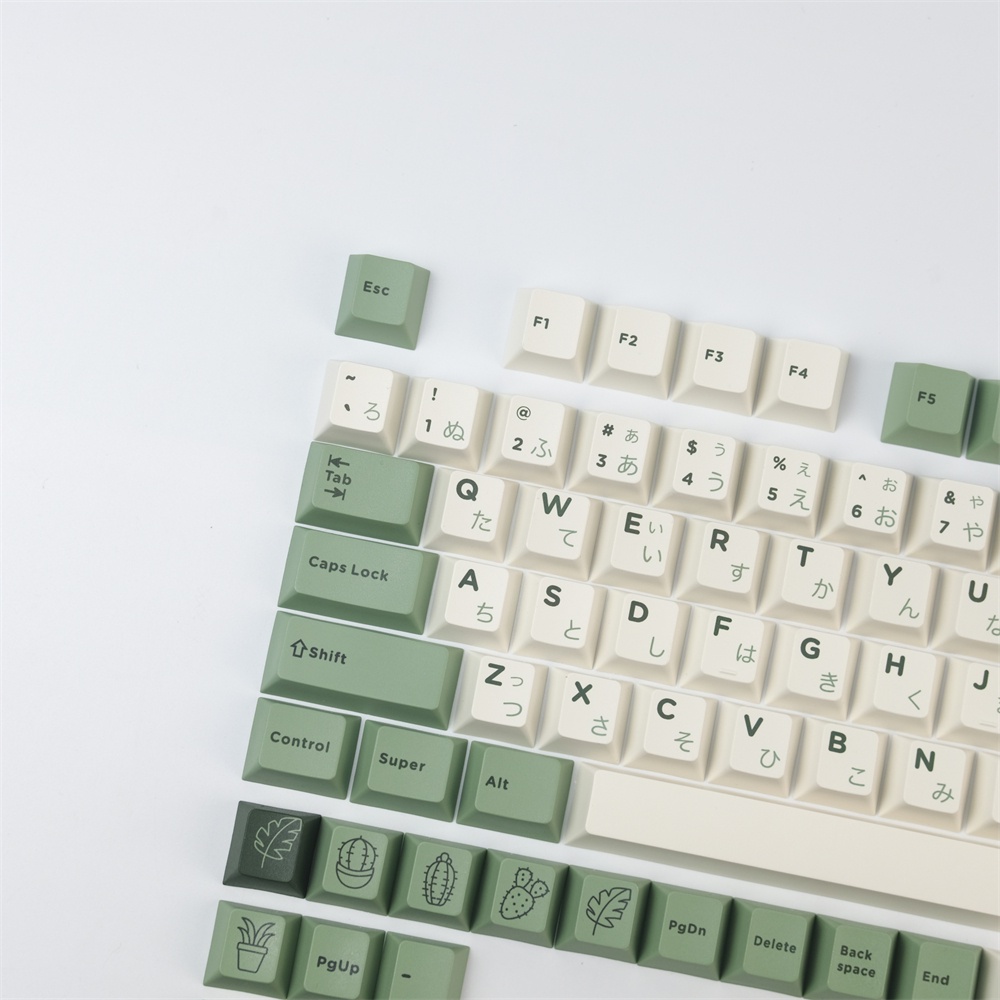 Bộ nắp bàn phím Cherry profile chất liệu PBT nhuộm thăng hoa chủ đề vườn thực vật