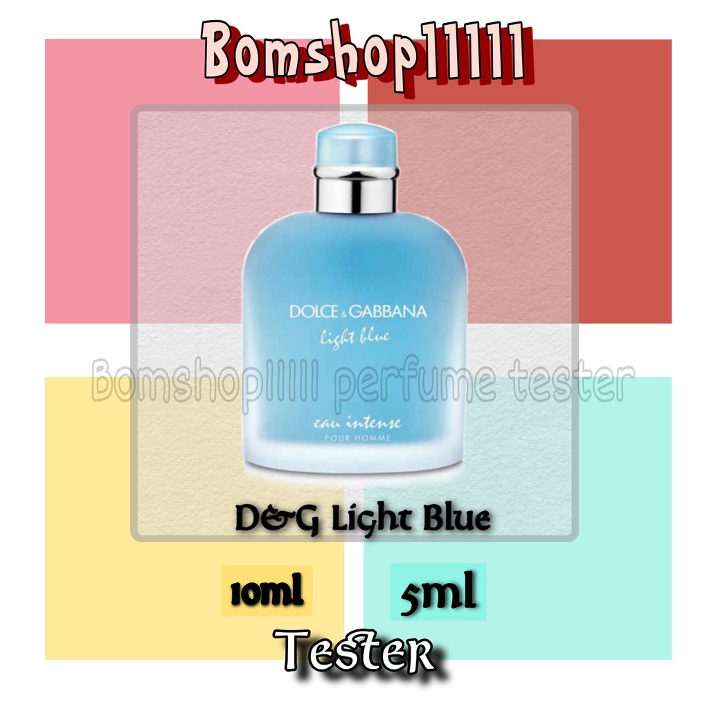 🍂𝕭𝕺𝕸🍂 Mẫu thử nước hoa dolce&gabbana light blue eau intense 10 ml dạng xịt | Thế Giới Skin Care