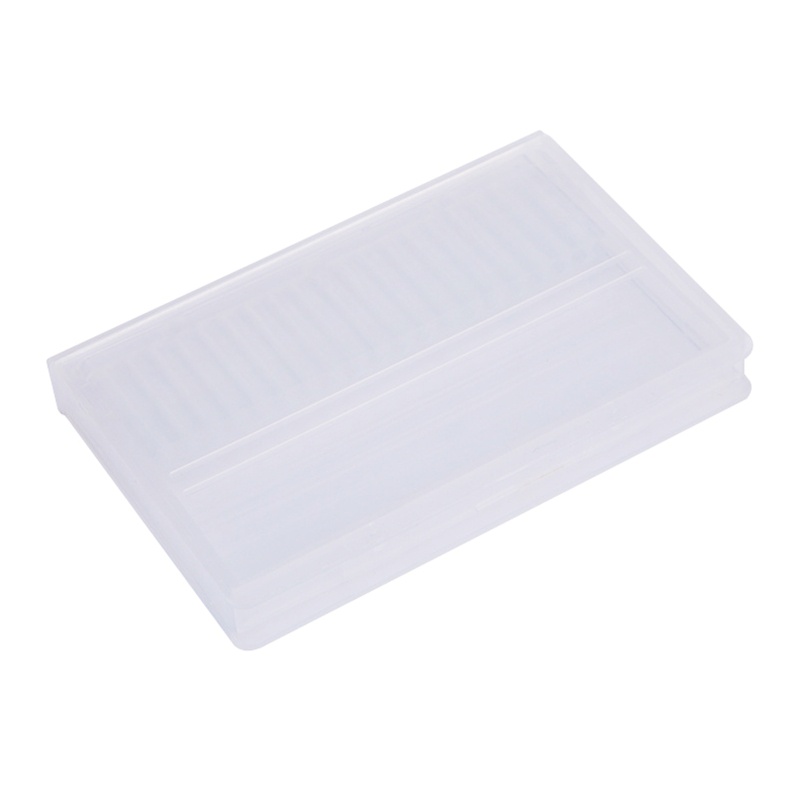 Hộp Đựng Mũi Khoan 20 Lỗ Bằng Nhựa Acrylic Trong Suốt Kích Thước Nhỏ Gọn Dùng Cho Máy Khoan 3 / 32 "