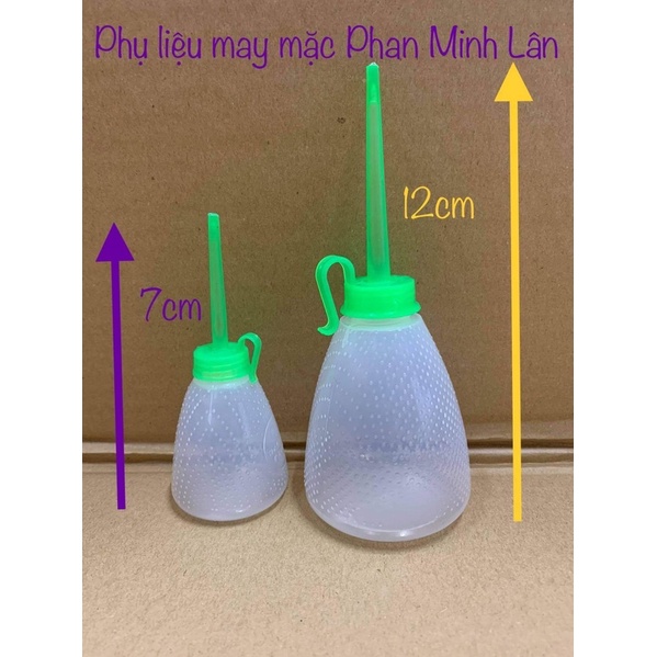 Bình dùng đựng dầu máy may, Không có dầu