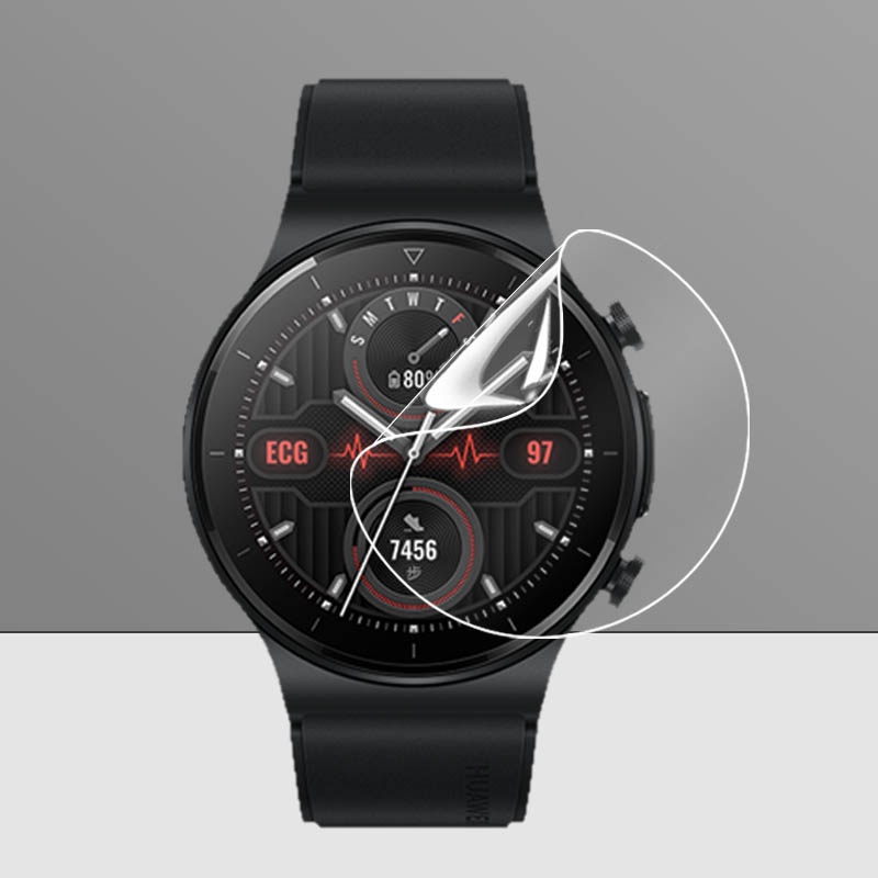 Miếng Dán Bảo Vệ Màn Hình Bằng TPU Mềm Cho Huawei Watch 3 GT 2 2e GT2 Pro 42mm 46mm Honor Magic Iwatch 2 42 46 mm GS Pro