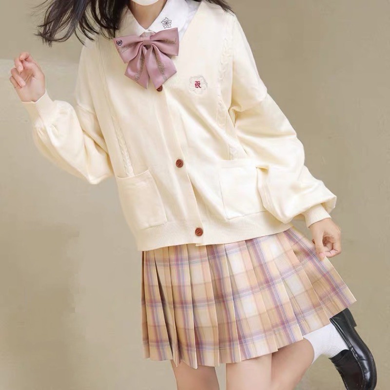 [có sẵn] Chân váy JK brand Gochaka + Miêu Manh Đat (real brand 100%)