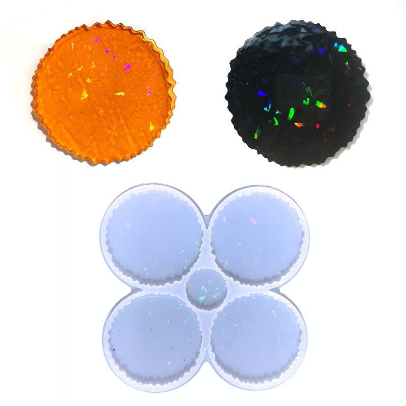 Sa Khuôn Silicone Làm Đế Lót Ly Bằng Resin Epoxy DIY