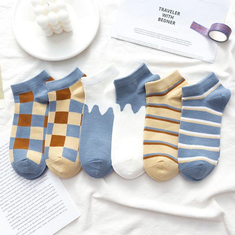 Đôi Vớ Cotton HọA TiếT Kẻ SọC KiểU Cổ ĐiểN ThờI