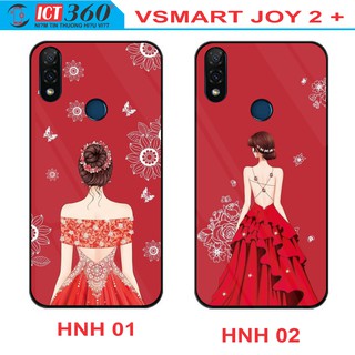 Ốp Lưng Kính VSMART JOY 2+ - in theo yêu cầu