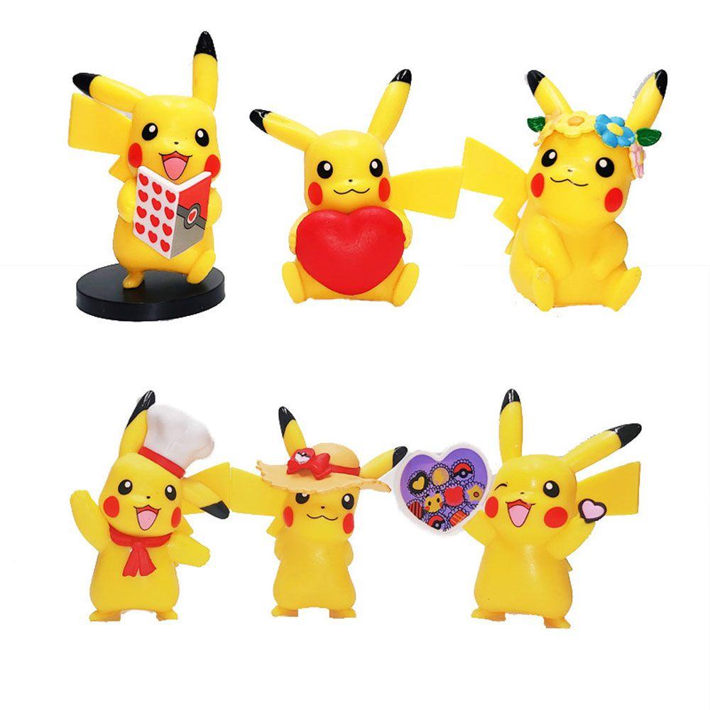 Mô Hình Nhân Vật Pikachu Bằng PVC Độc Đáo Xinh Xắn