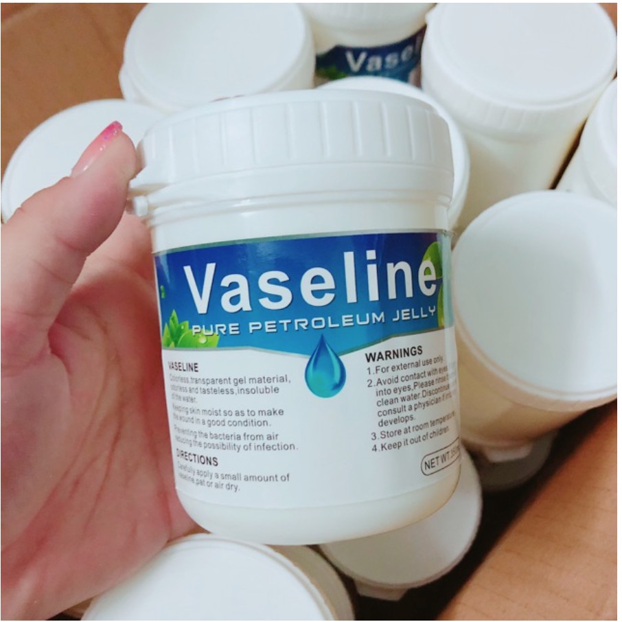 Hũ kem dưỡng ẩm Vaseline 350gram vệ sinh khi sau xăm môi mày