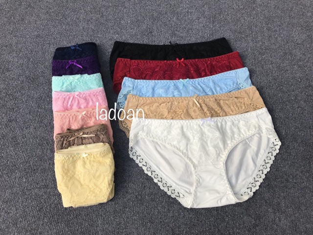 Hộp 5 quần cotton phối ren | BigBuy360 - bigbuy360.vn