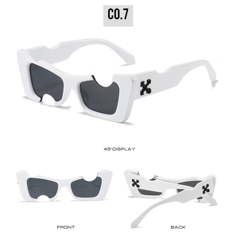 Kính râm thời trang OFF-WHITE hot trend chống tia UV Cannes Square Frame Sunglasses
