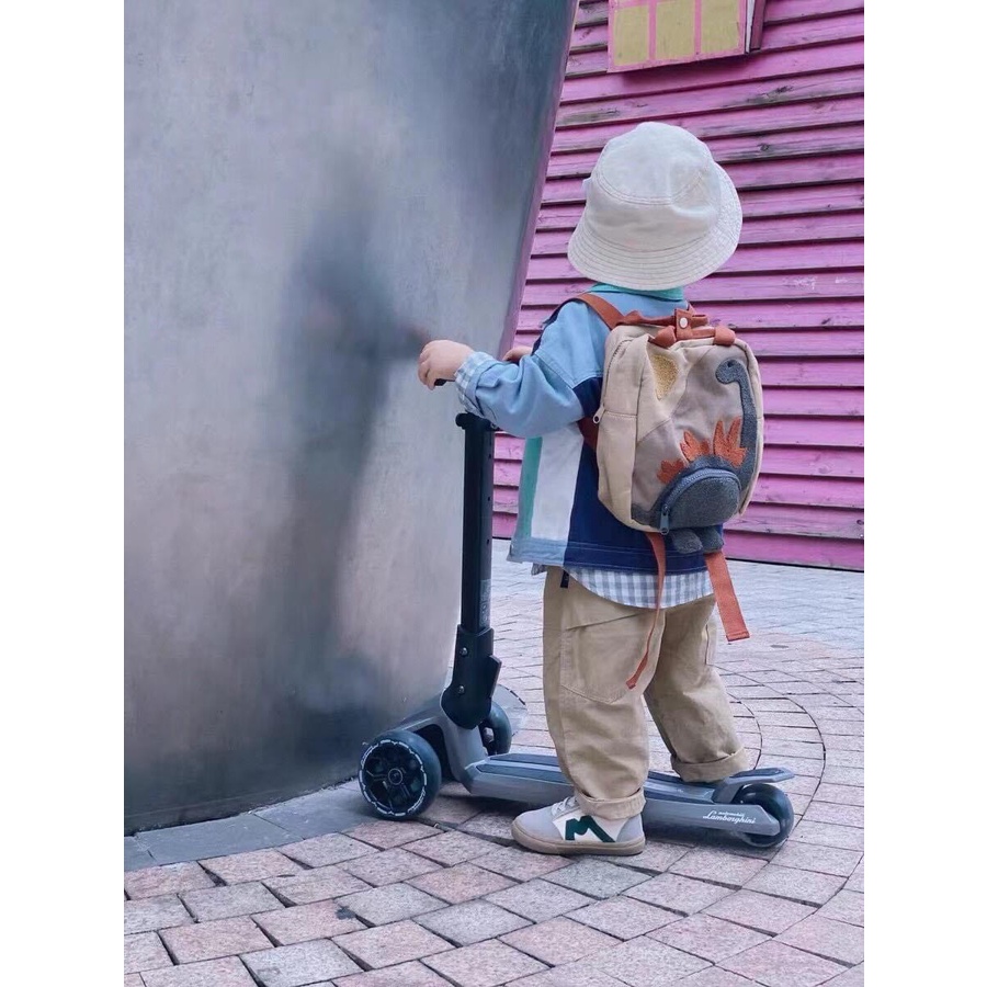 Balo cho bé ZR khủng long 3D siêu kute hàng hãng xuất dư cao cấp