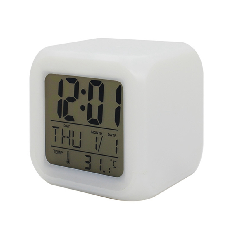 Alarm Clock Wake Up Easy Setting Digital Alarm with Snooze Bedside Clock Handheld Sized Clocks