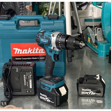 Máy Khoan Pin MAKITA 72V pin 10 cell,không chổi than, khoan bê tông, khoan sắt, khoan gỗ, bắt vít, bắn tôn