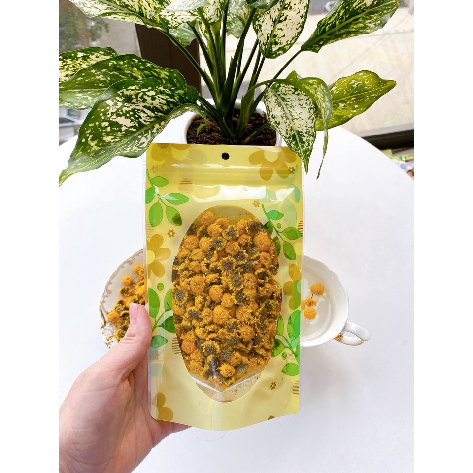 Trà hoa cúc vàng sấy lạnh nguyên bông Mộc Hương Sơn loại đặc biệt - Gói 15gr