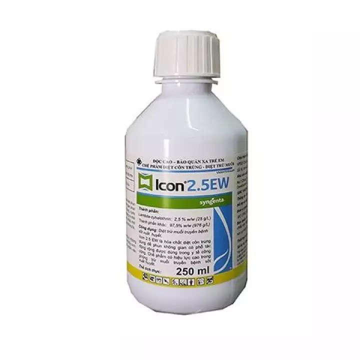 Thuốc Icon 2.5 EW 250ml diệt muỗi trong nhà- bọ xít muỗi trên điều, cây ăn quả-muỗi hành trên lúa hàng sygenta