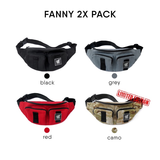 [Mã BMLTB35 giảm đến 35K đơn 99K] Túi bao tử Fanny 2X Pack Tote Talk