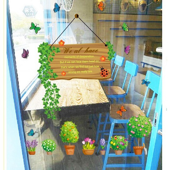 Tranh decal dán tường GIÁNG SINH VUI VẺ trang trí phòng khách, cửa hàng - Decal dán tường