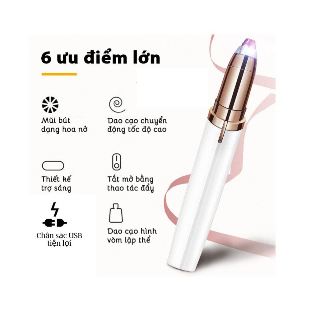 Máy tỉa lông mày mini