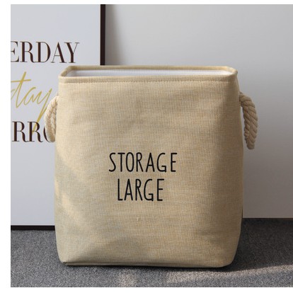 Túi vải đựng đồ vintage dày dặn ( size to )- may.decor -