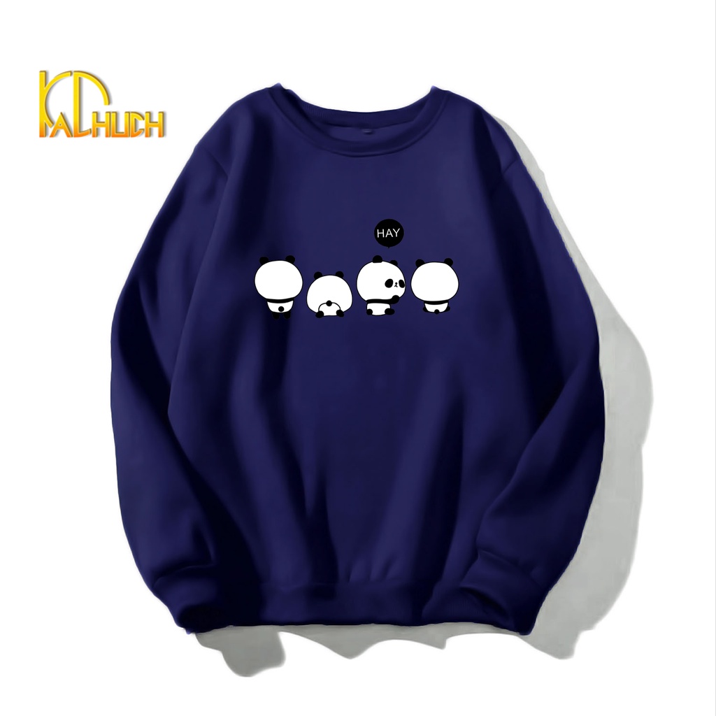 ÁO SWEATER UNISEX NAM NỮ  FORM RỘNG, CHẤT NỈ BÔNG DÀY DẶN CAO CẤP in HÌNH 4 CHÚ GẤU TRÚC