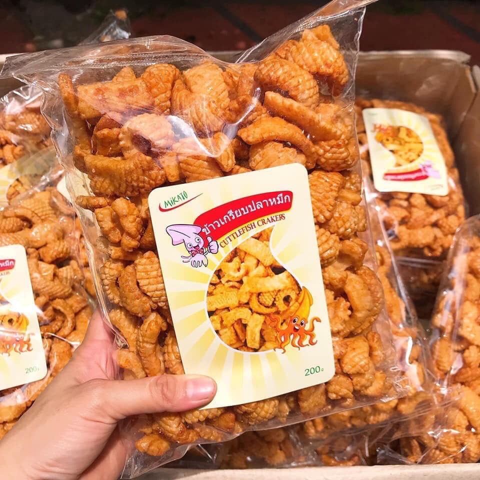 Snack mực Thái Lan giòn thơm ngon